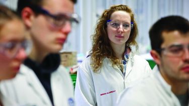 Chemistry students 