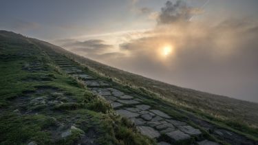 The view from Mam Tor, Edale.