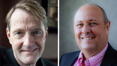 Alumni Lee Child and Clive Humby