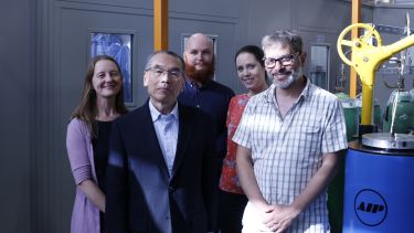Guests from Japan visiting the Department of Materials Science and Engineering