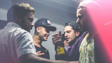 men socialising