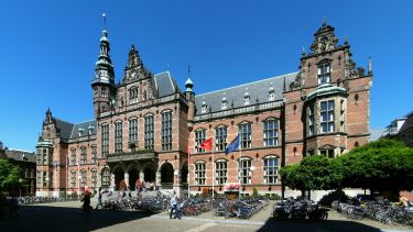University of Groningen from the outside. 