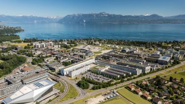 Aerial view of Université de Lausanne