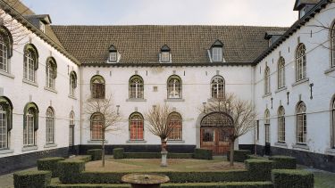 University of Maastricht courtyard.