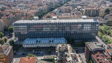 Aerial view of Universita degli Studi di Torino.