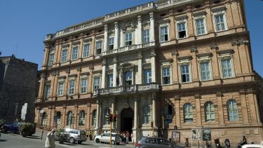 The outside of Perugia university
