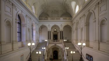 Inside Vienna university. 