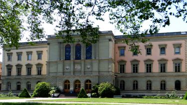 University of Geneva from the outside. 