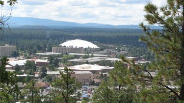 Aerial view of Northern Arizona University