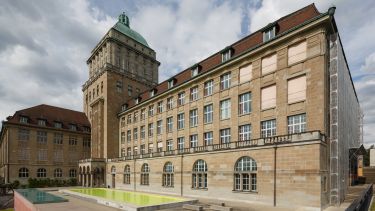 Zurich university from the outside