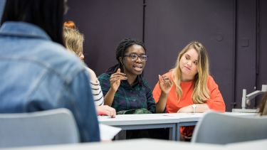 BA ECC students in a seminar