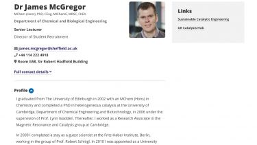 Staff profile