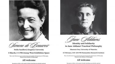 Posters for the Women in the History of Politics lectures in 2016 and 2016