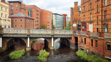The River Don and old factories in Sheffield