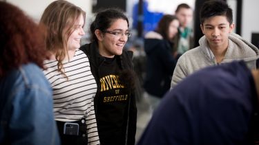 Students in the control lab