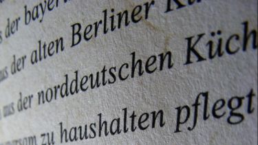German writing on paper