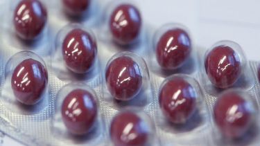 A packet of red pills.