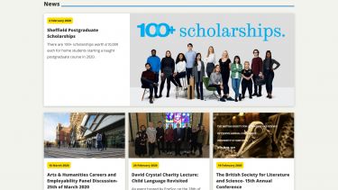 Example of featured news Component on Home
