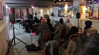 A picture of a past satellite event at DINA venue, Sheffield
