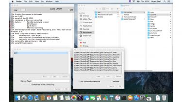 Screenshot of a computer screen installing Pure Data 0.47.1 on Mac