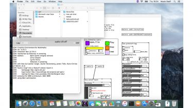 Screenshot of a computer screen installing Pure Data 0.47.1 on Mac El Captain