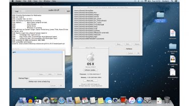 Screenshot of a computer screen installing Pure Data 0.47.1 on Mac Mountain Lion