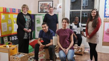 School of Education students and staff