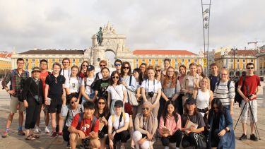 Landscape students in Lisbon