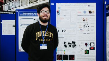 Jose Aguilar Cosme - poster prize winner at Materials Research Exchange 2020