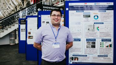 Dr Daniel Geddes - poster prize winner at Materials Research Exchange 2020
