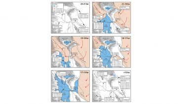 A series of time slices showing the advance, dynamics and retreat of the Vale of York and North sea icelobes of the last British and Irish Icesheet