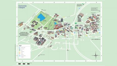 A map of the campus