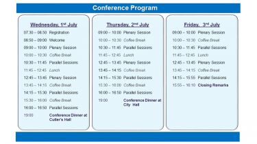2015 Conference programme