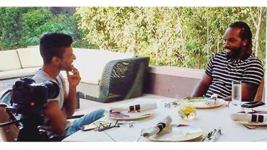 Pulasta interviews West Indies cricket legend Chris Gayle