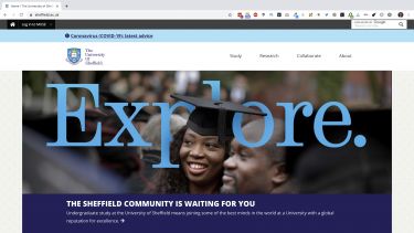 New CMS Homepage