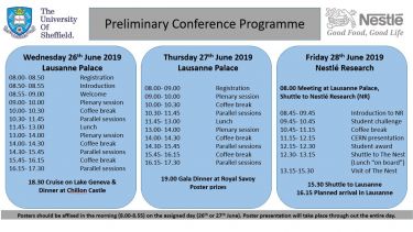 Granulation Conference programme 2019