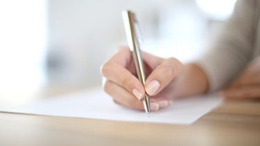 Writing on paper