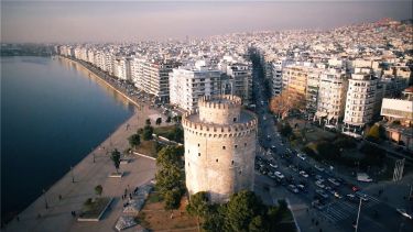 Thessaloniki centre from above