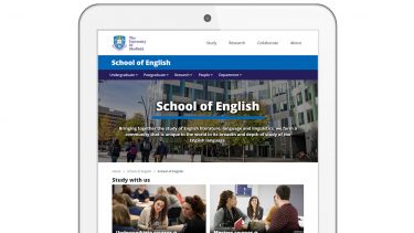 CMS tablet screenshot