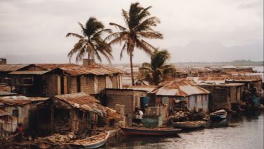 Fishing village in Haiti