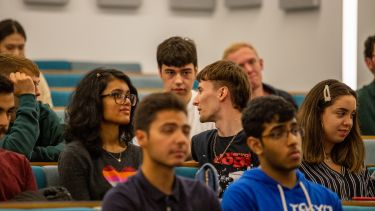 A group of students at Intro Week get to know each other