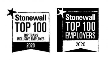 The Stonewall Top 100 Employers logos for 2020 - image
