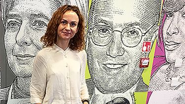 Journalism graduate Olga Cotaga