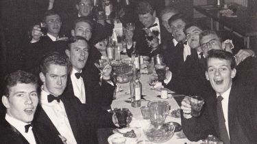 Stephen (front left) at Stephenson's annual Foundation Dinner
