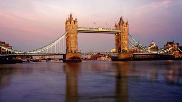 London Bridge at dusk