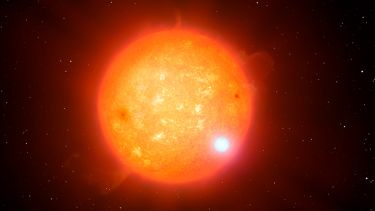 Artist's impression of a binary star