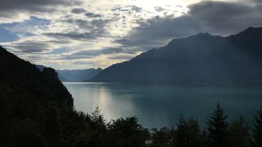Photo of lake in Switzerland