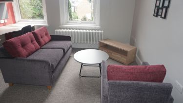 Living room on Oakholme Road 