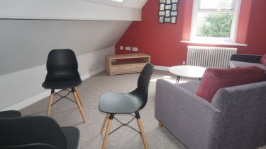 Living room in a Oakholme Road family house