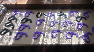 A selection of door claws made by John